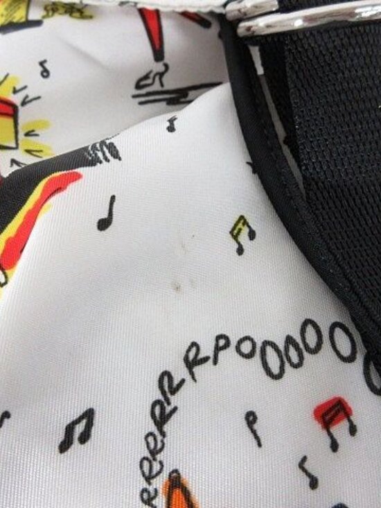 Prada Backpack All Over Pattern Nylon White main image 6